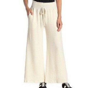 LNA Brushed Helen Wide Leg Pants Color JET STREAM